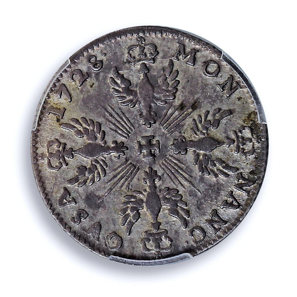 France Lorraine 12 sols Leopold I Bd-1584 XF 45 PCGS billon coin 1728 France Lorraine 12 sols Leopold I Bd-1584 XF 45 PCGS billon coin 1728