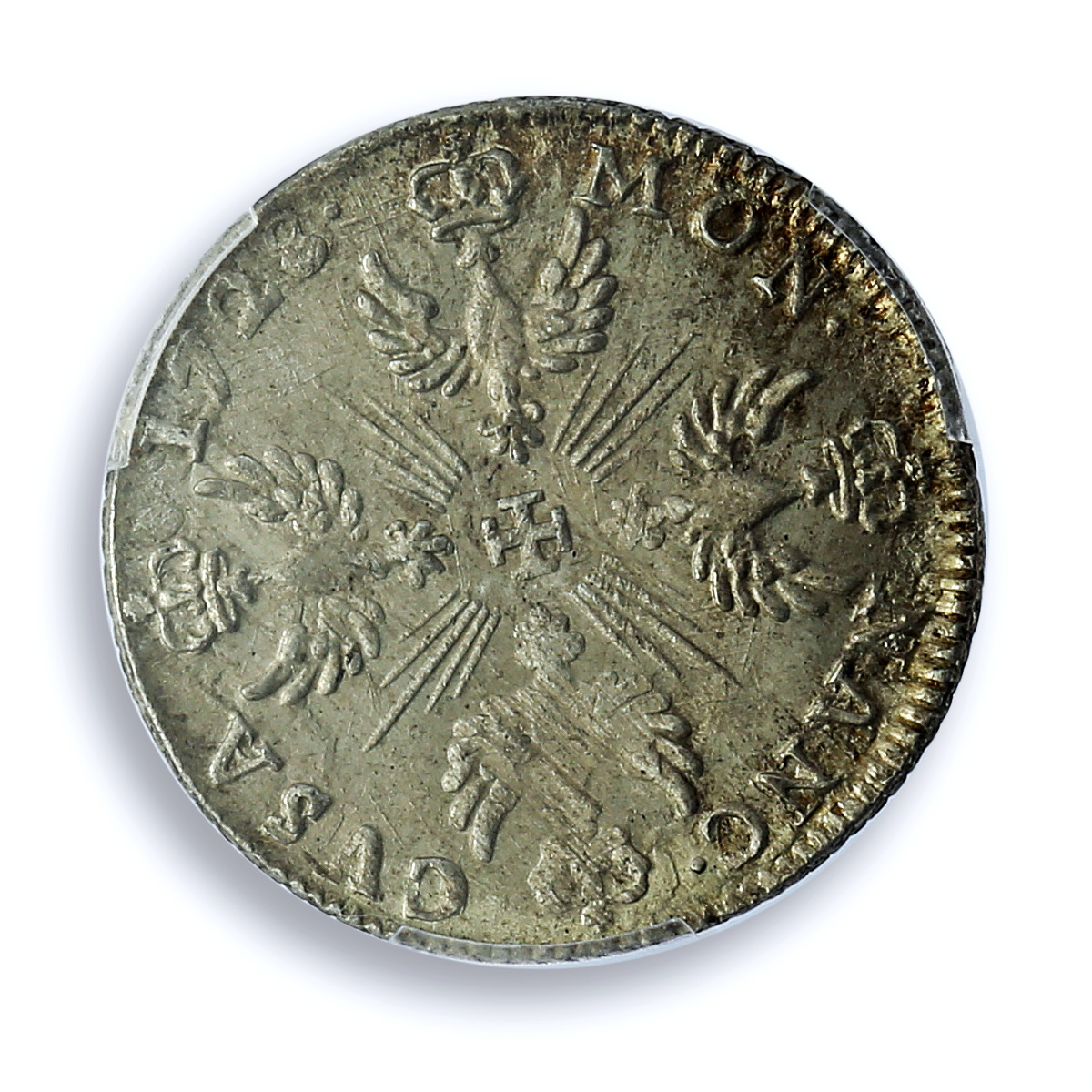 France Lorraine 12 sols Leopold I Bd-1584 MS 64 PCGS billon coin 1728 France Lorraine 12 sols Leopold I Bd-1584 MS 64 PCGS billon coin 1728