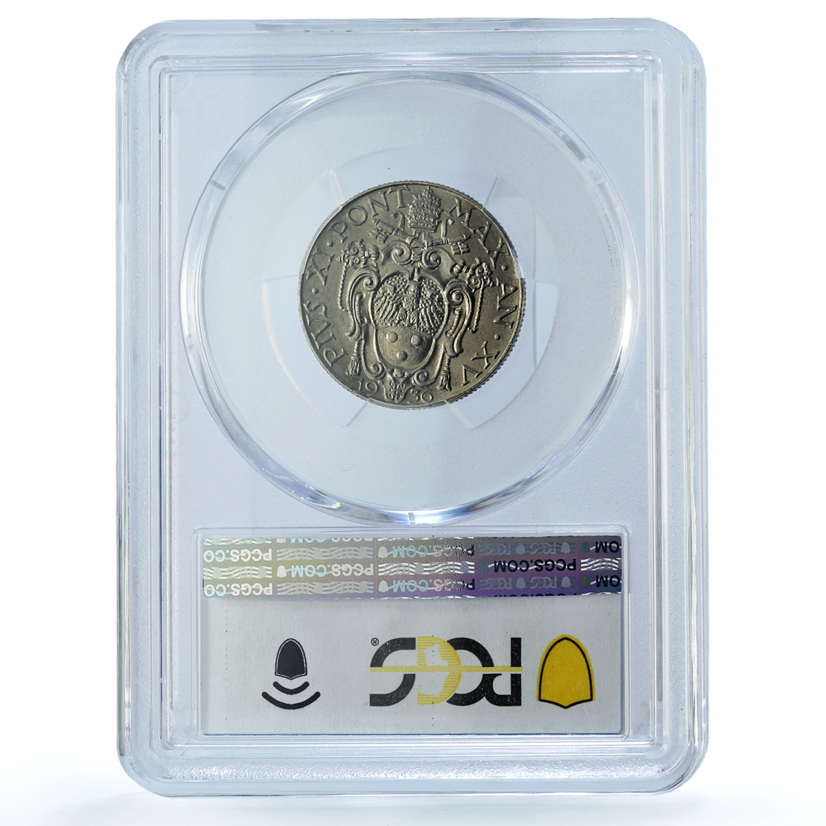 Vatican 50 centesimi KM-4 Berman-3358 Archangel Michael MS 65 PCGS Ni coin 1936 Vatican 50 centesimi KM-4 Berman-3358 Archangel Michael MS 65 PCGS Ni coin 1936