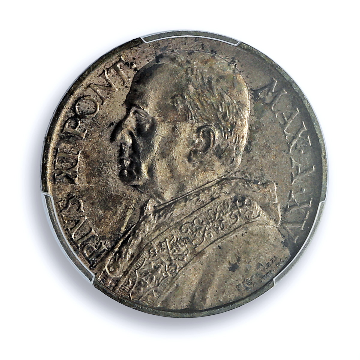 Vatican 5 lire Pius XI KM-7 Berman-3355 St. Peter MS 64 PCGS silver coin 1936 Vatican 5 lire Pius XI KM-7 Berman-3355 St. Peter MS 64 PCGS silver coin 1936