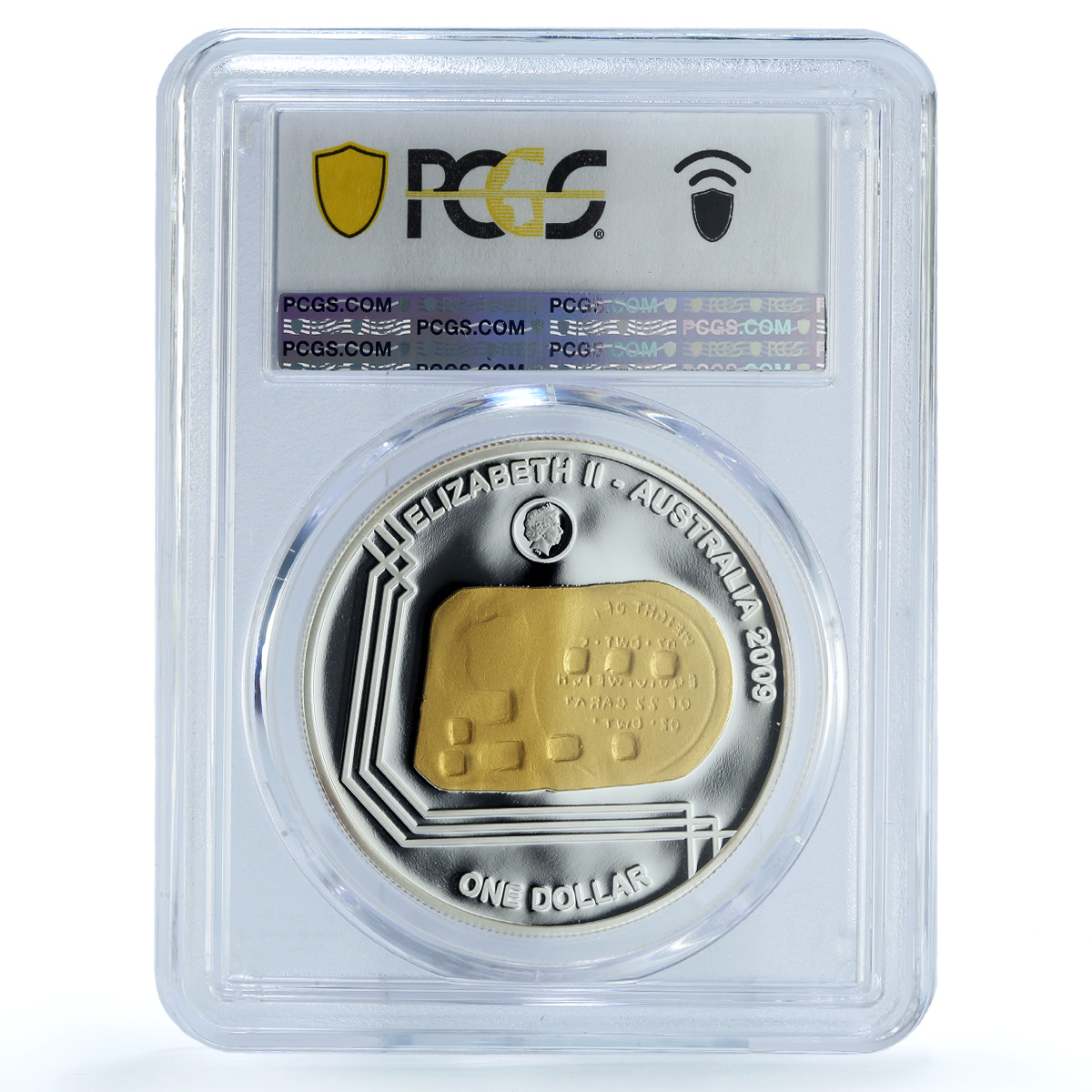Australia 1 dollar 1852 Adelaide Gold Ingot PR 70 PCGS silver coin 2009 Australia 1 dollar 1852 Adelaide Gold Ingot PR 70 PCGS silver coin 2009