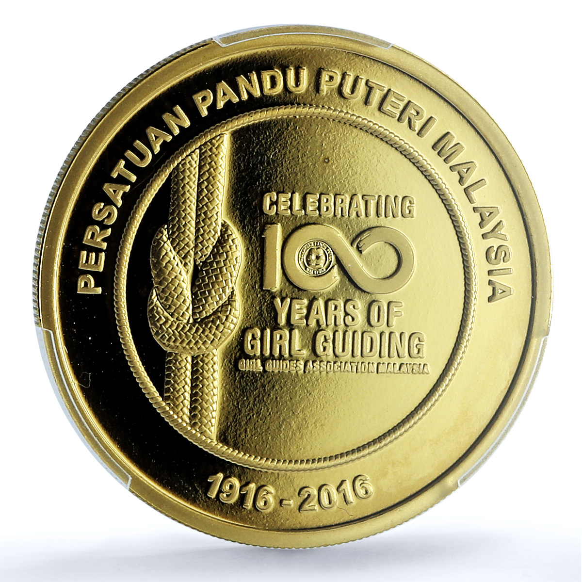 Malaysia 1 ringgit Girl Guiding KM-220 PR 69 PCGS copper coin 2016 Malaysia 1 ringgit Girl Guiding KM-220 PR 69 PCGS copper coin 2016