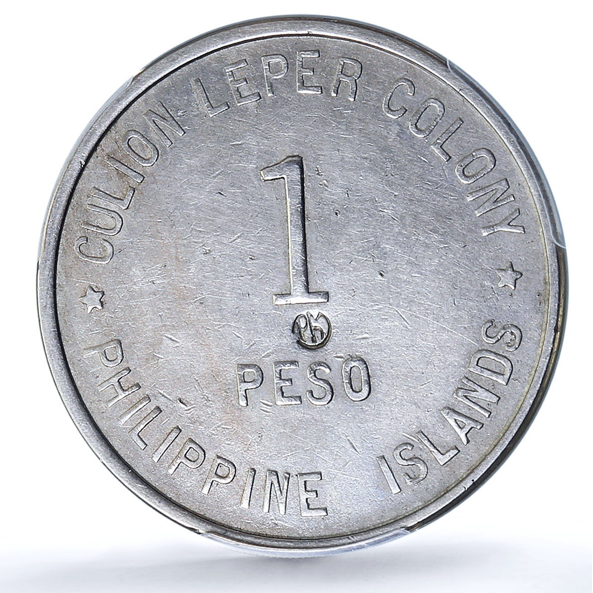 Culion Island Philippines Leper Colony 1 Peso Token KM-16 VF PCGS CuNi coin 1922
