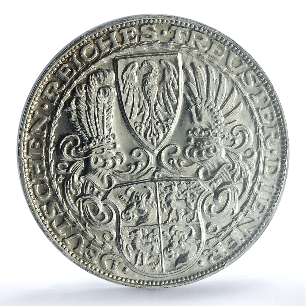 Germany Weimar 5 mark Hindenburg Pattern X#1 Goetz SP 64 PCGS silver coin 1927 Germany Weimar 5 mark Hindenburg Pattern X#1 Goetz SP 64 PCGS silver coin 1927