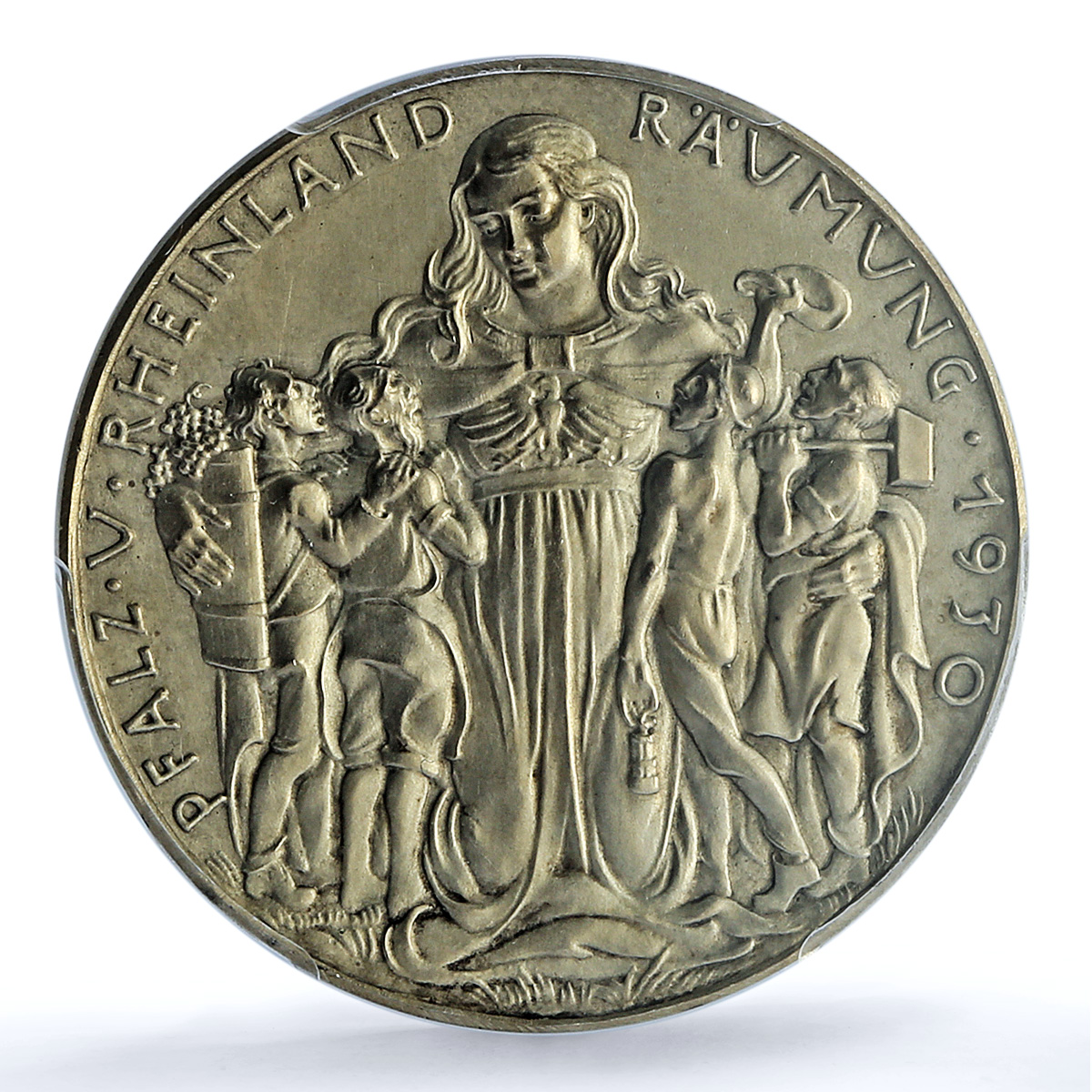 Germany Weimar Rhineland BAYER Kienast-450 Goetz SP 63 PCGS silver medal 1930