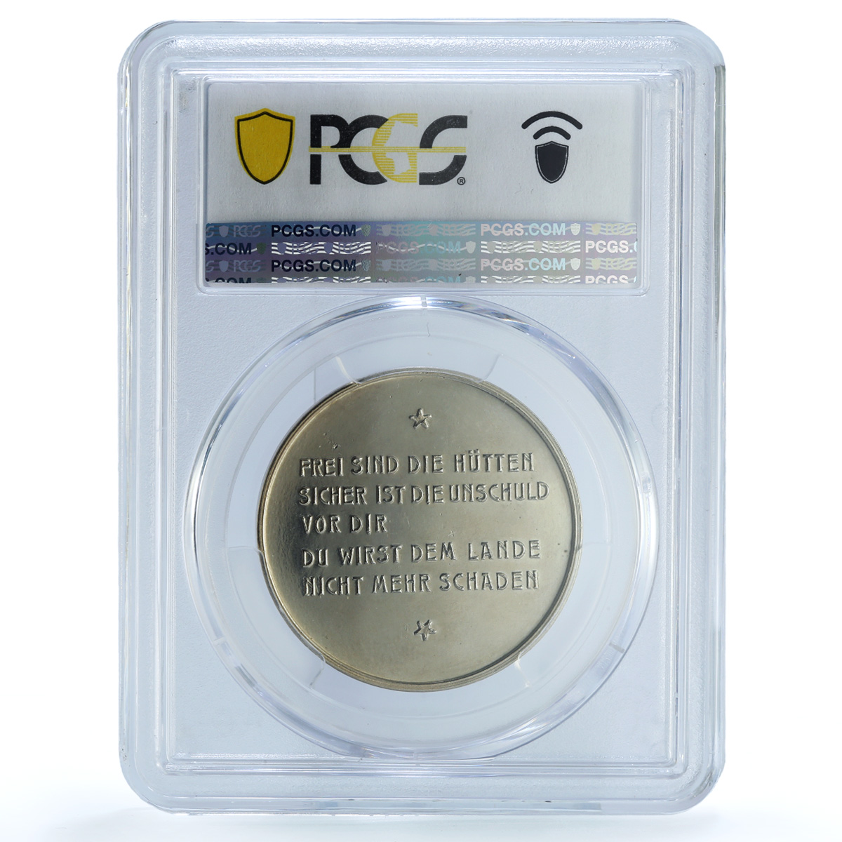 Germany Weimar Nurnberg Rhine Ruhr Liberation SP 62 PCGS silver medal 1925