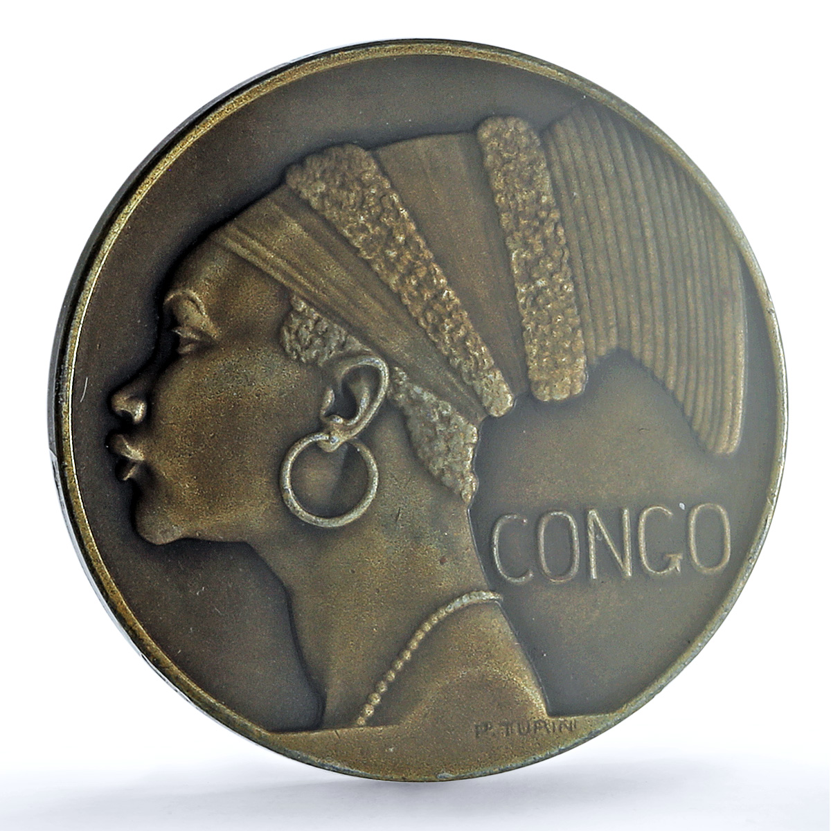 Belgium Brussels Expositon Congo Variety Matte MS 63 PCGS bronze medal 1935 Belgium Brussels Expositon Congo Variety Matte MS 63 PCGS bronze medal 1935