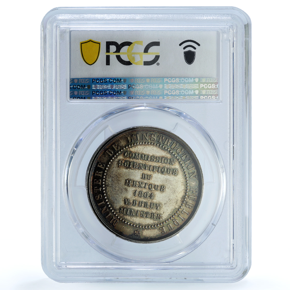 France Napoleon III Scientific Commission Mexico Divo-58A MS 62 PCGS medal 1864 France Napoleon III Scientific Commission Mexico Divo-58A MS 62 PCGS medal 1864