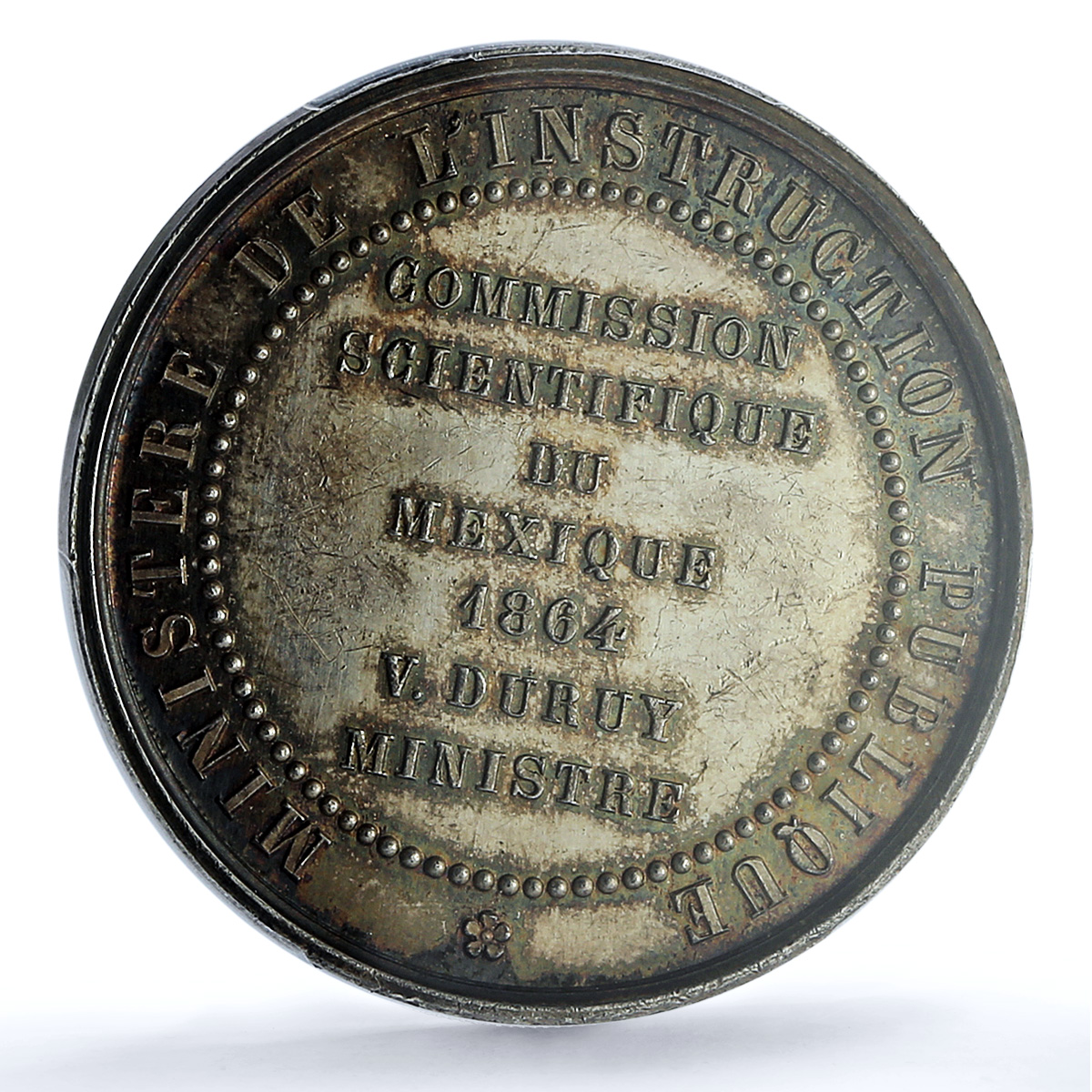 France Napoleon III Scientific Commission Mexico Divo-58A MS 62 PCGS medal 1864 France Napoleon III Scientific Commission Mexico Divo-58A MS 62 PCGS medal 1864