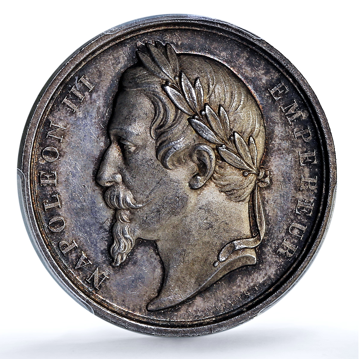 France Napoleon III Scientific Commission Mexico Divo-58A MS 62 PCGS medal 1864 France Napoleon III Scientific Commission Mexico Divo-58A MS 62 PCGS medal 1864
