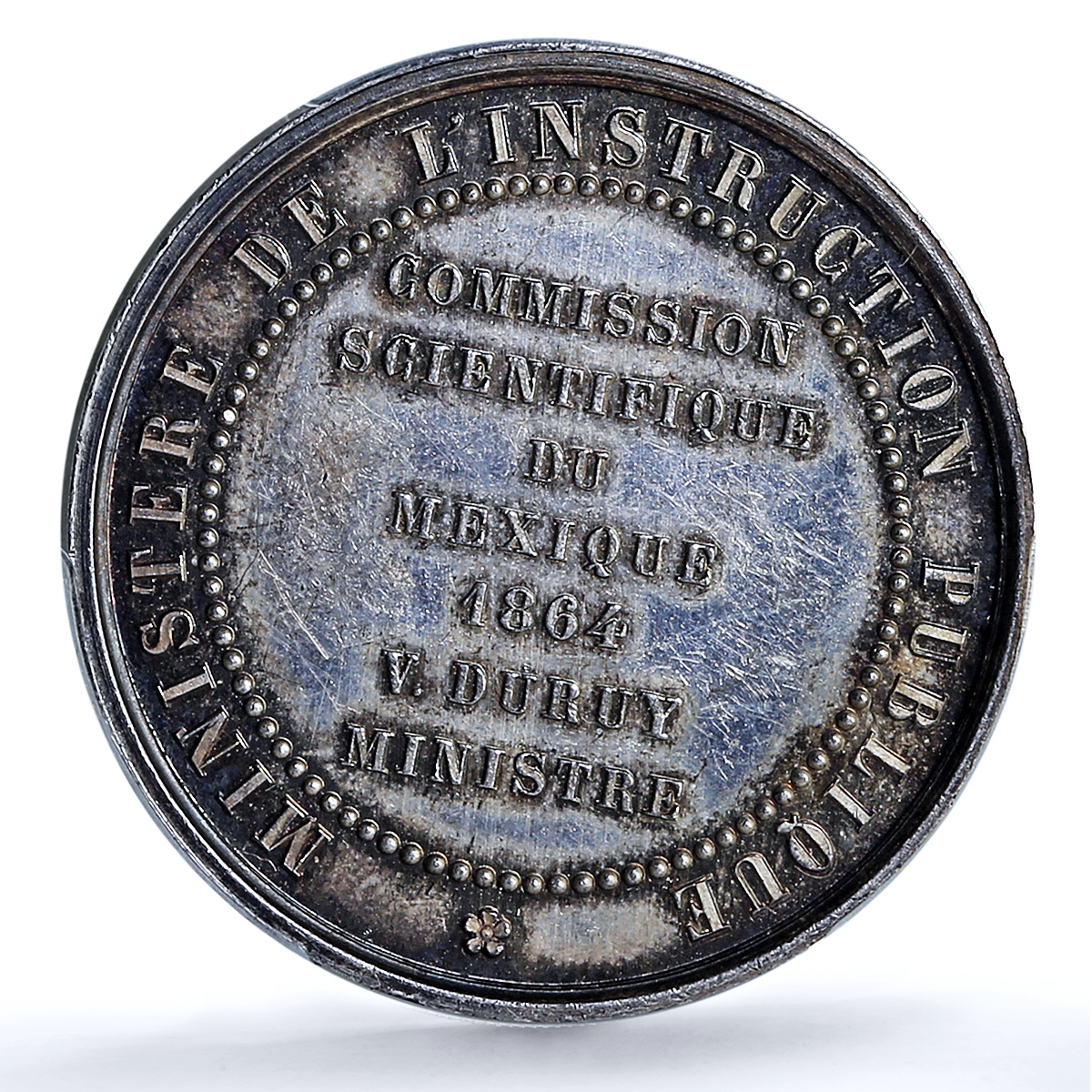 France Napoleon III Scientific Commission Mexico Divo-58A MS 62 PCGS medal 1864 France Napoleon III Scientific Commission Mexico Divo-58A MS 62 PCGS medal 1864