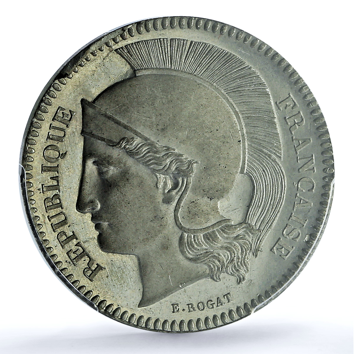 France 10 centimes Second Republic Pattern Rogat Maz-1358a SP 65 PCGS coin 1848