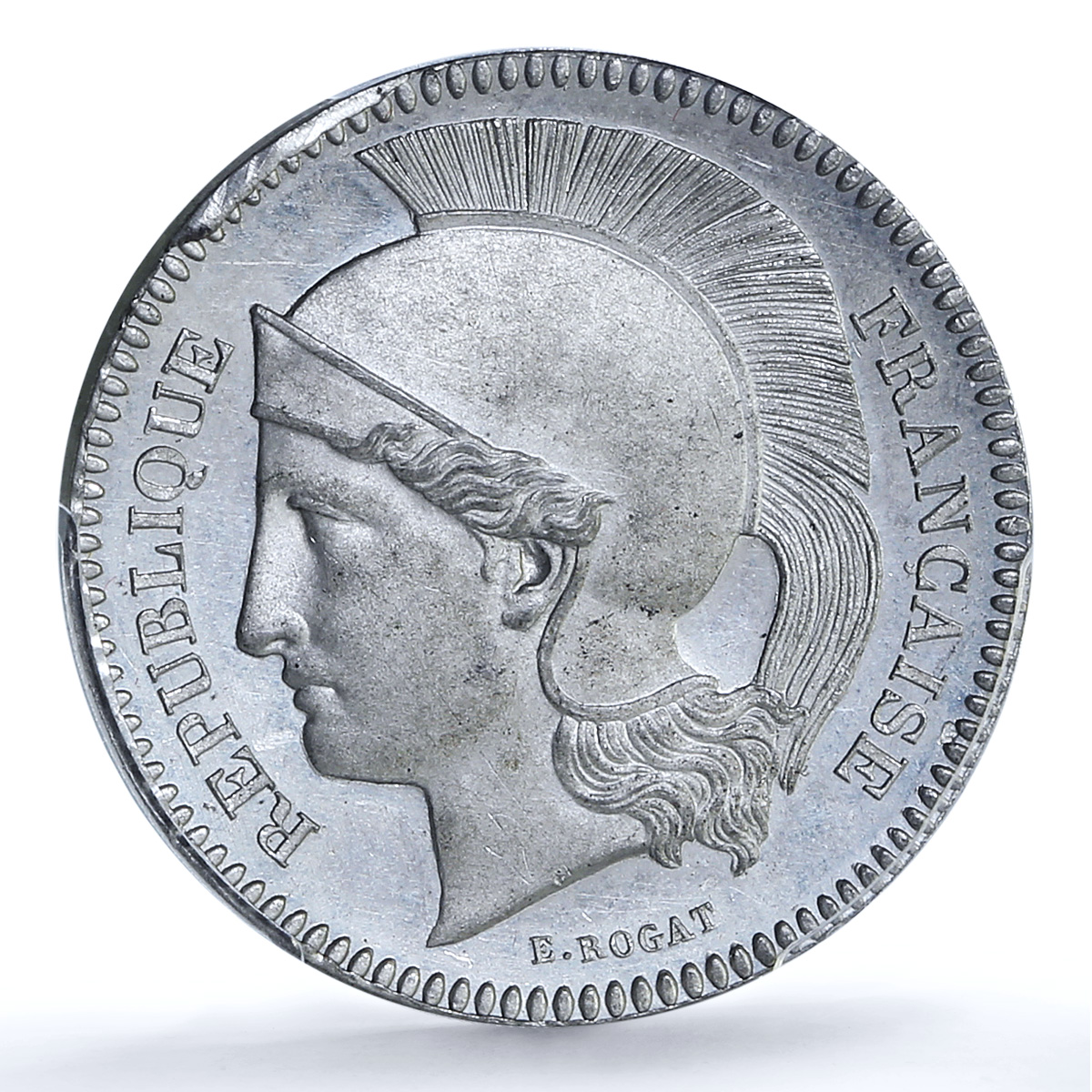 France 10 centimes Second Republic Pattern Rogat Maz-1358a SP 65 PCGS coin 1848