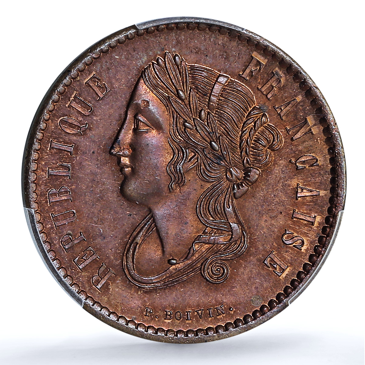 France 10 centimes Second Republic Pattern Boivin Maz-1310 SP 64 PCGS coin 1848 France 10 centimes Second Republic Pattern Boivin Maz-1310 SP 64 PCGS coin 1848