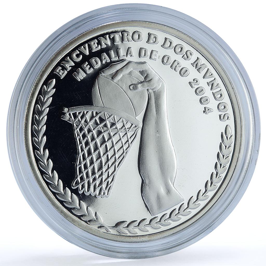 Argentina 25 pesos Basketball KM-167 Ibero-American Olympics silver coin 2007 Argentina 25 pesos Basketball KM-167 Ibero-American Olympics silver coin 2007