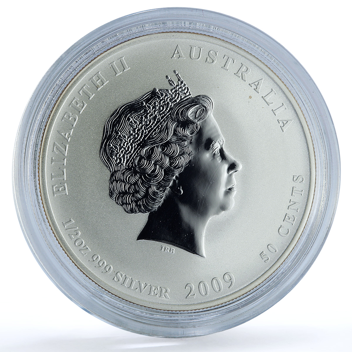 Australia 50 cents Year of the Ox KM-1750 Lunar Series 2 Bull silver coin 2009 Australia 50 cents Year of the Ox KM-1750 Lunar Series 2 Bull silver coin 2009