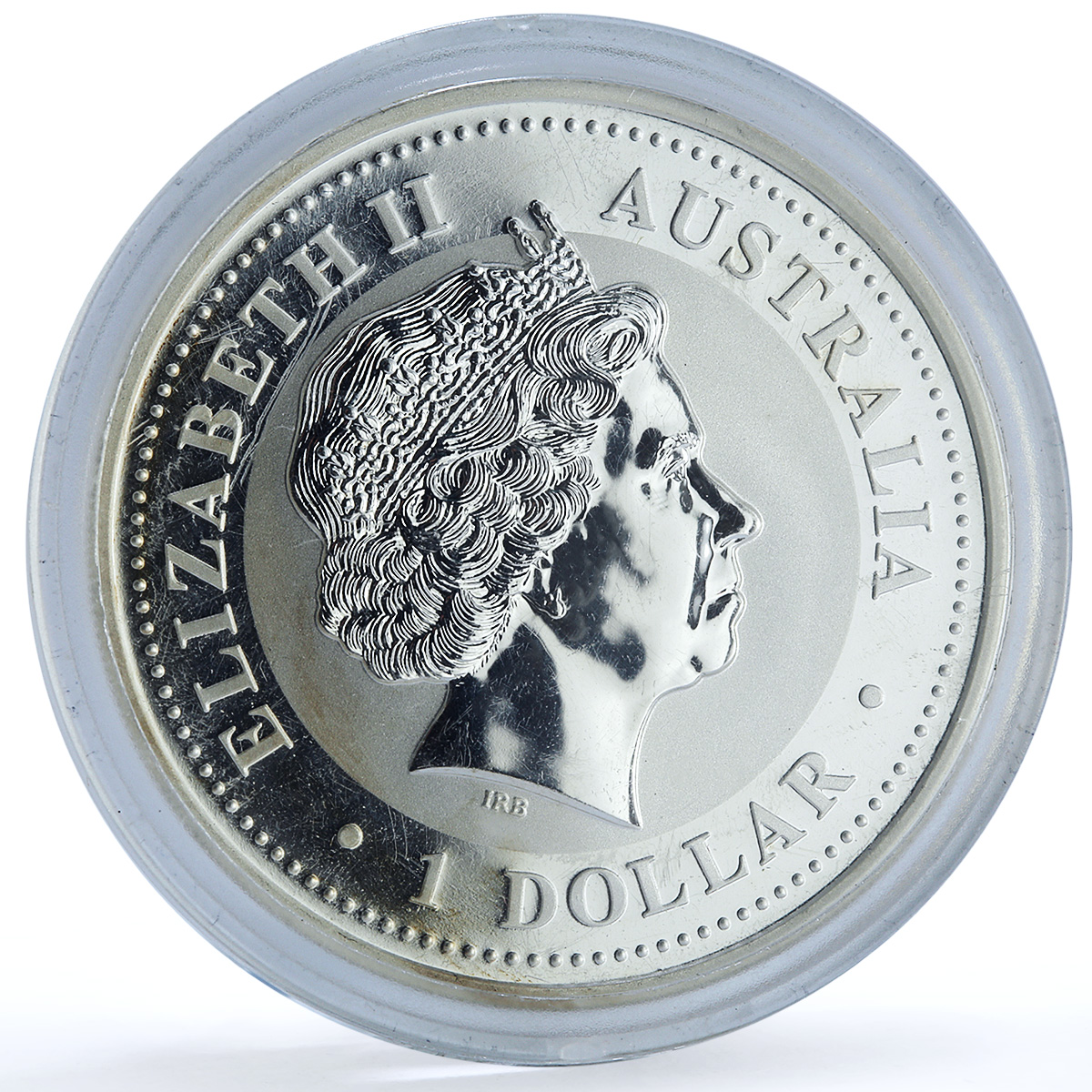 Australia 1 dollar Year Snake Gilt KM-536 Lunar Series 1 silver coin 2001 Australia 1 dollar Year Snake Gilt KM-536 Lunar Series 1 silver coin 2001