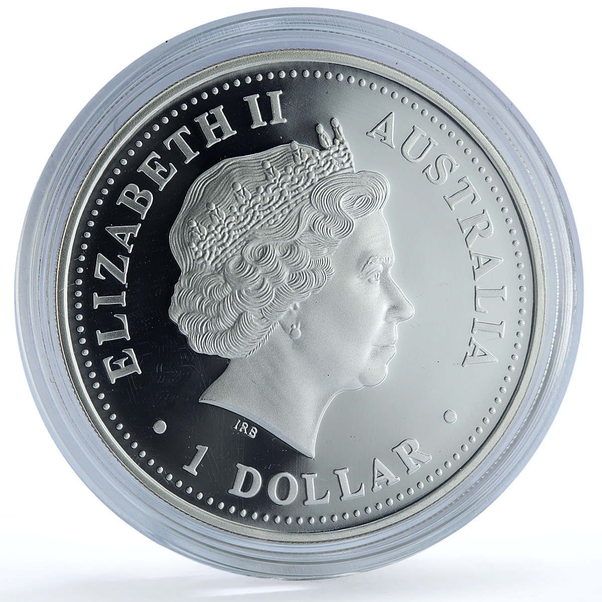 Australia 1 dollar Year Snake KM-536 Lunar Series 1 proof silver coin 2001 Australia 1 dollar Year Snake KM-536 Lunar Series 1 proof silver coin 2001