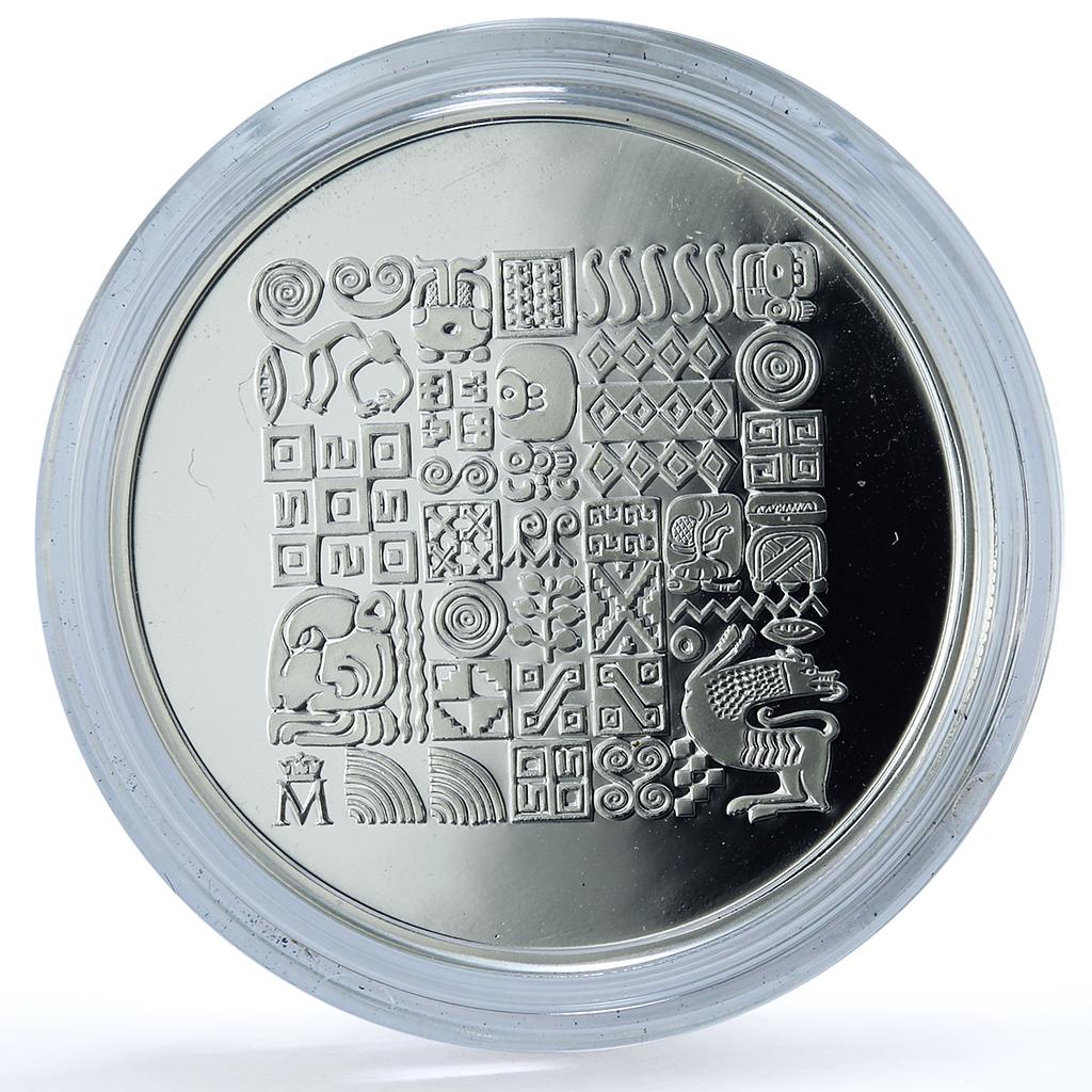 Spain Ibero-American Series X Cultural Roots proof silver medal 2015
