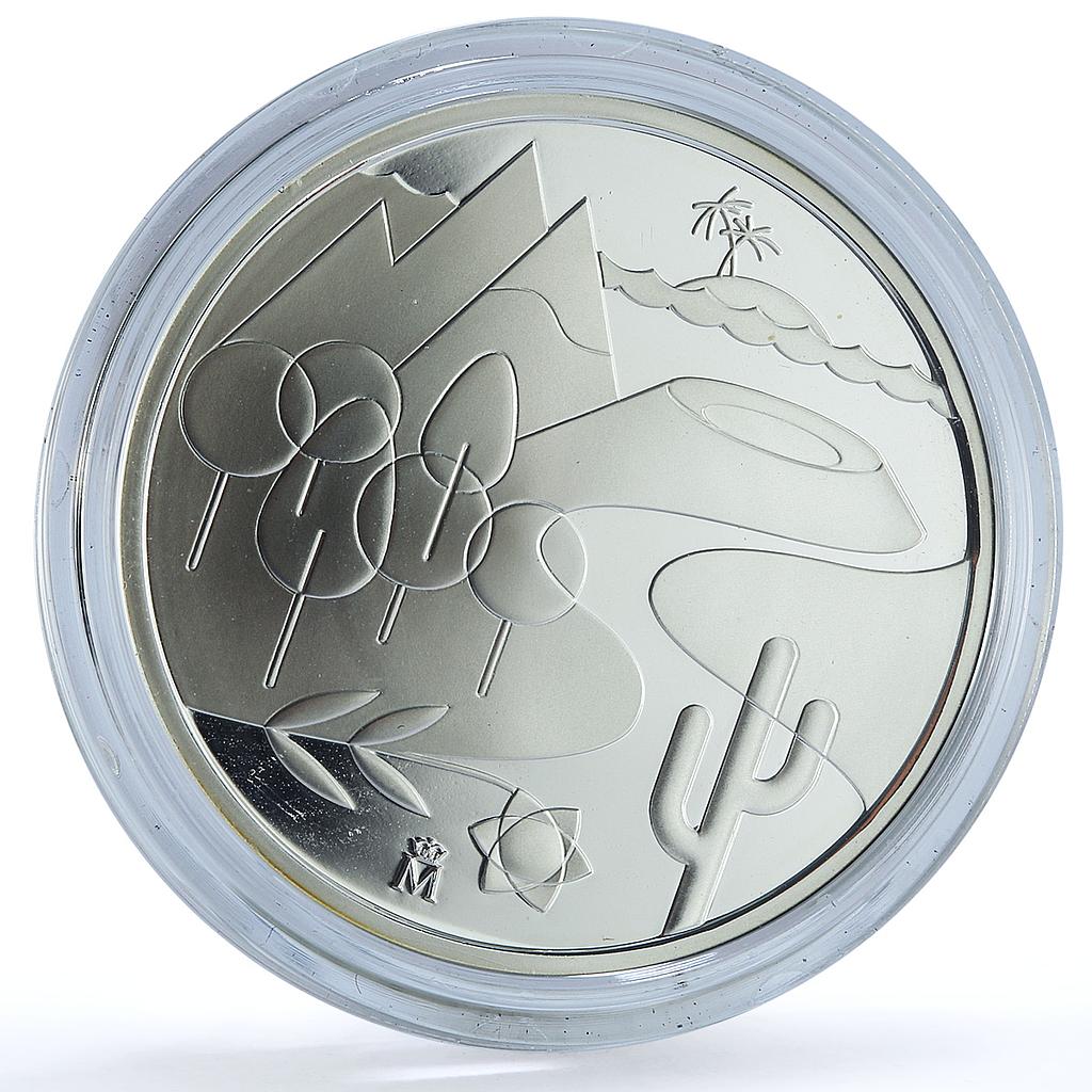 Spain Ibero-American Series XI Natural Wonders Beauties proof silver medal 2017
