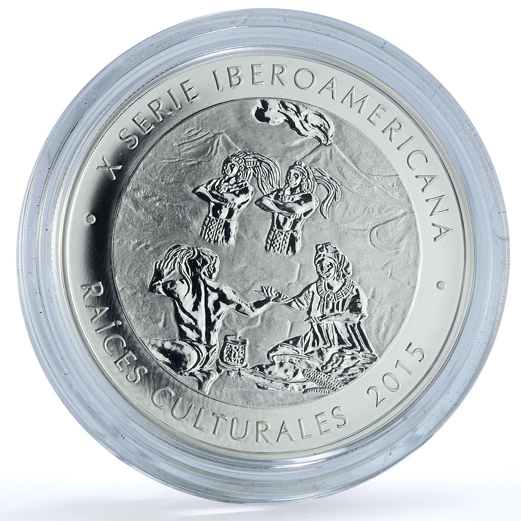 Guatemala 1 quetzal Maya Kiche Ibero-American Cultural Roots silver coin 2015 Guatemala 1 quetzal Maya Kiche Ibero-American Cultural Roots silver coin 2015
