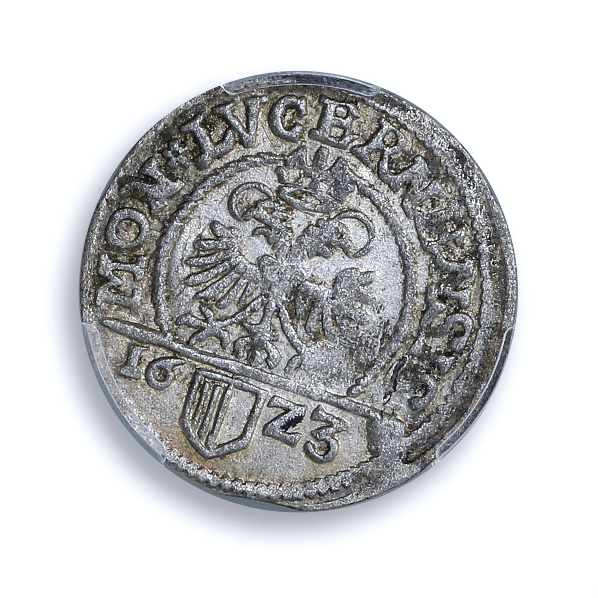 Switzerland 1 schilling Lucern Imperial City KM-25 AU 55 PCGS billon coin 1623 Switzerland 1 schilling Lucern Imperial City KM-25 AU 55 PCGS billon coin 1623