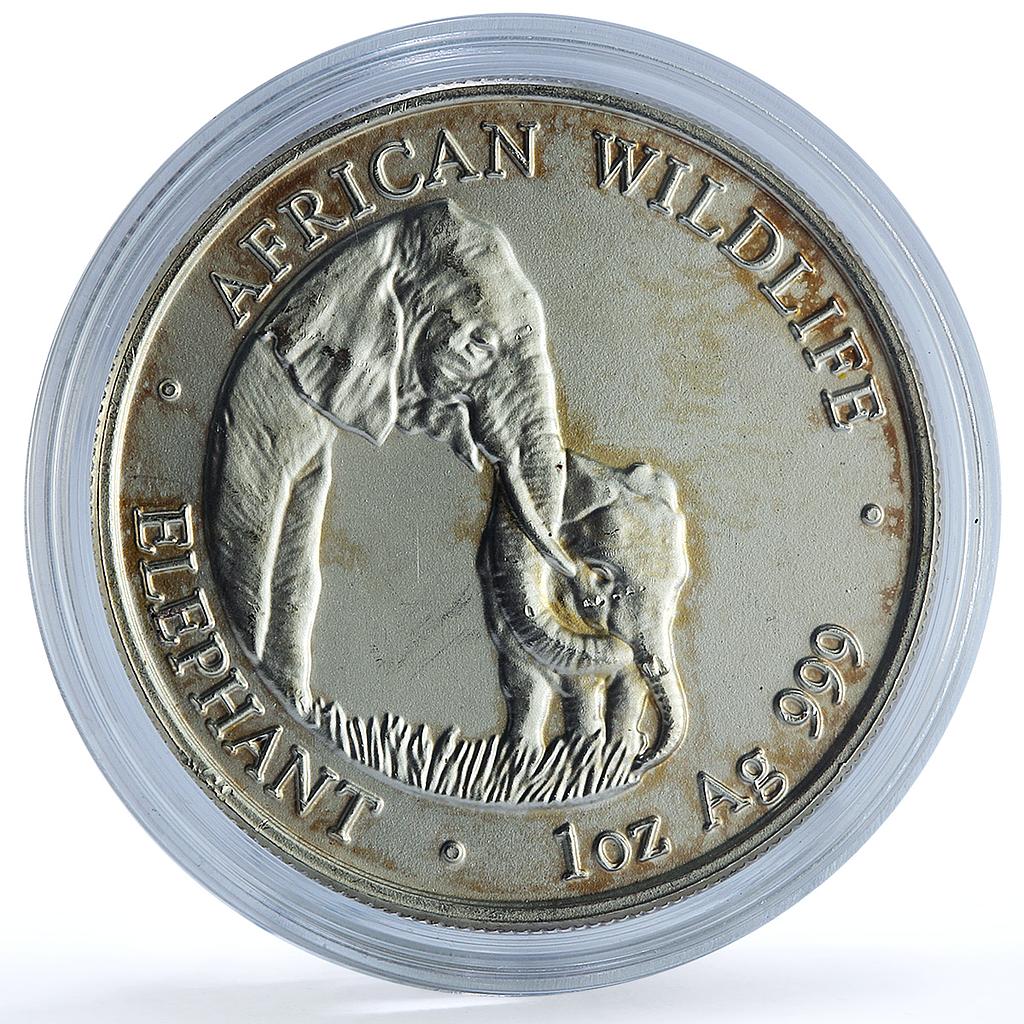 Zambia 5000 kwacha Elephant Matte KM-117 Wildlife Bullion silver coin 2001 Zambia 5000 kwacha Elephant Matte KM-117 Wildlife Bullion silver coin 2001