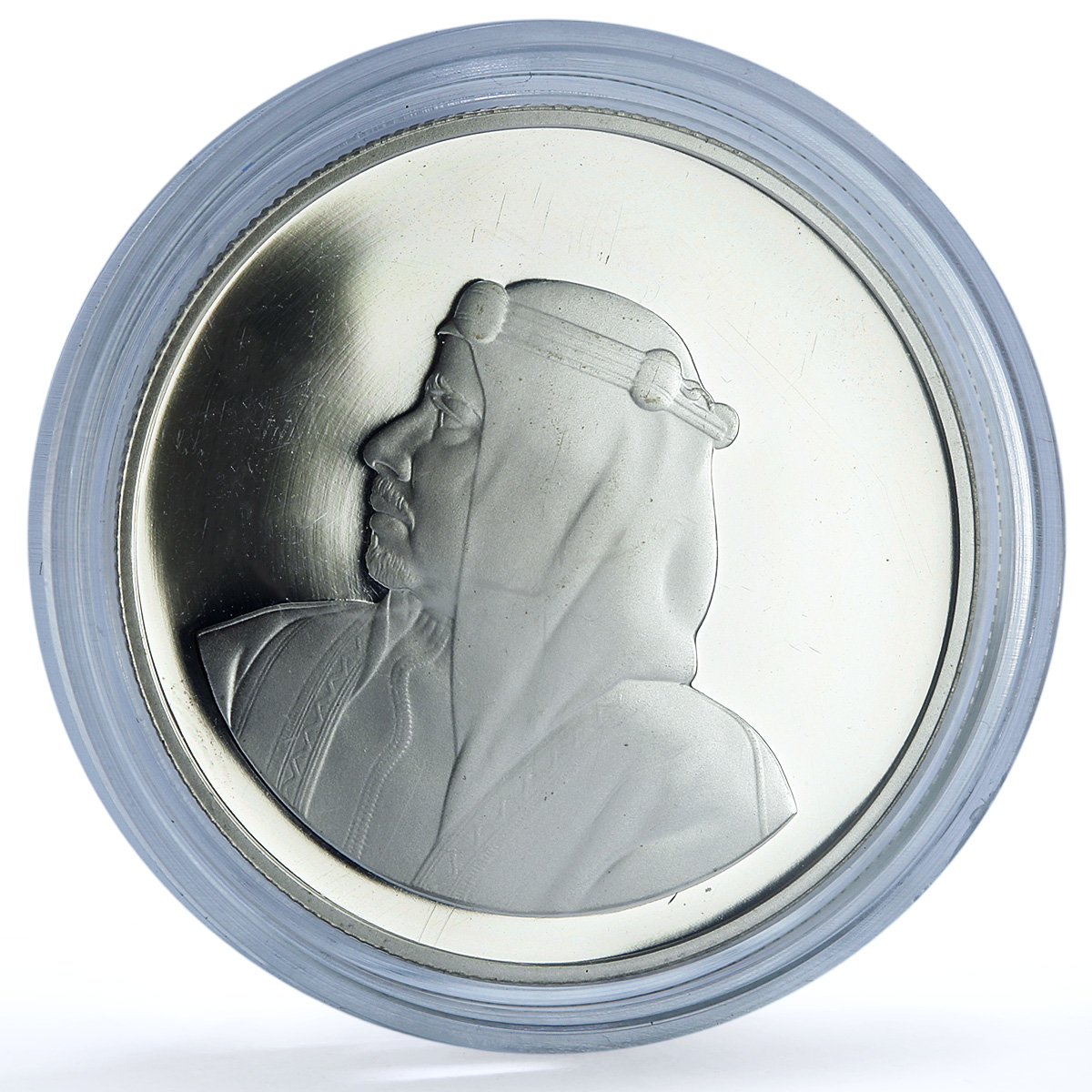 Bahrain 5 dinars WWF Wildlife Fund KM-13 Fauna Oryx Gemsbok silver coin 1986 Bahrain 5 dinars WWF Wildlife Fund KM-13 Fauna Oryx Gemsbok silver coin 1986