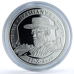 Belgium 20 euros Damian DeVeuster KM-287 Church proof silver coin 2009