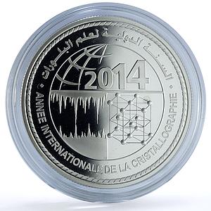 Morocco International Year Crystallography Mohammed VI Science silver medal 2014