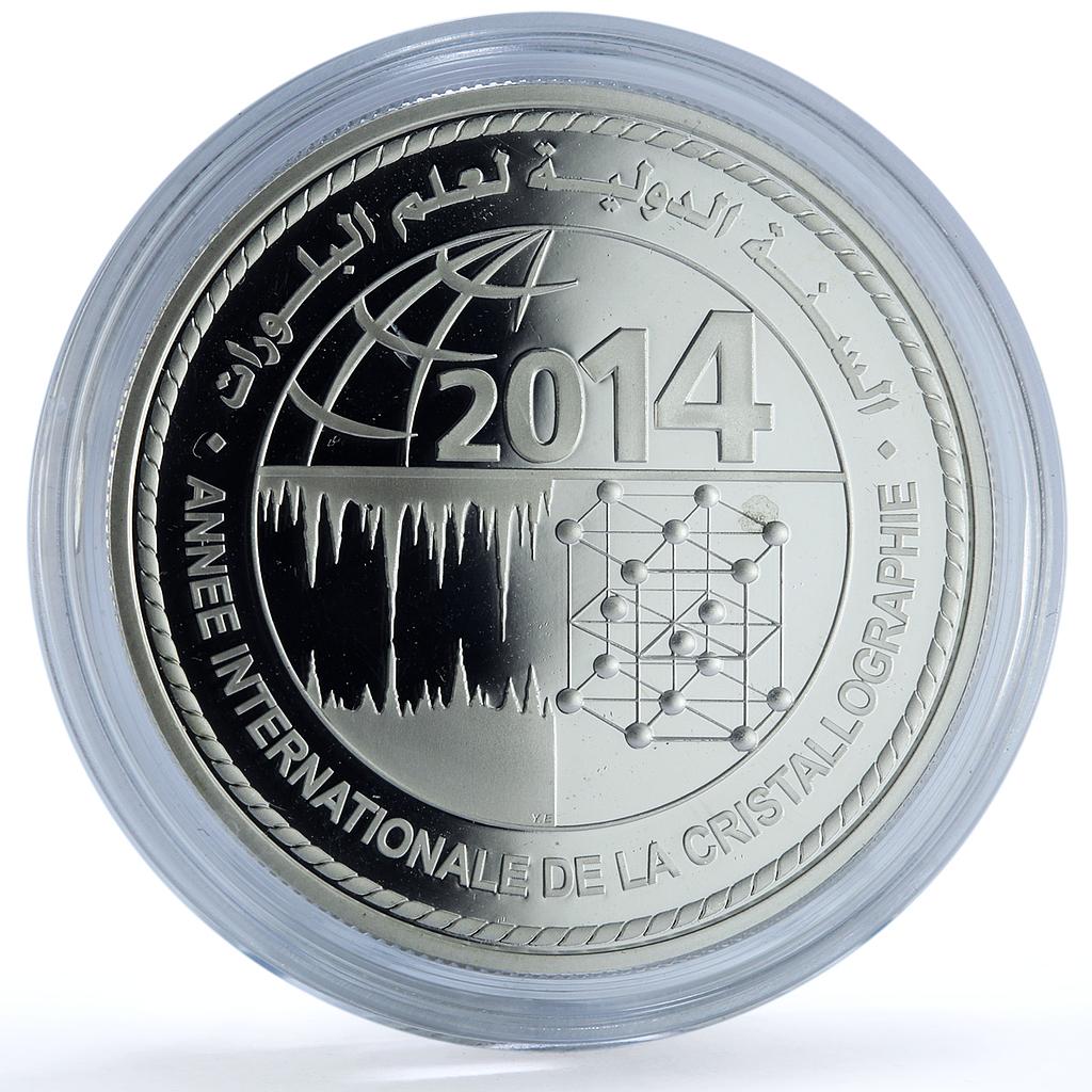 Morocco International Year Crystallography Mohammed VI Science silver medal 2014