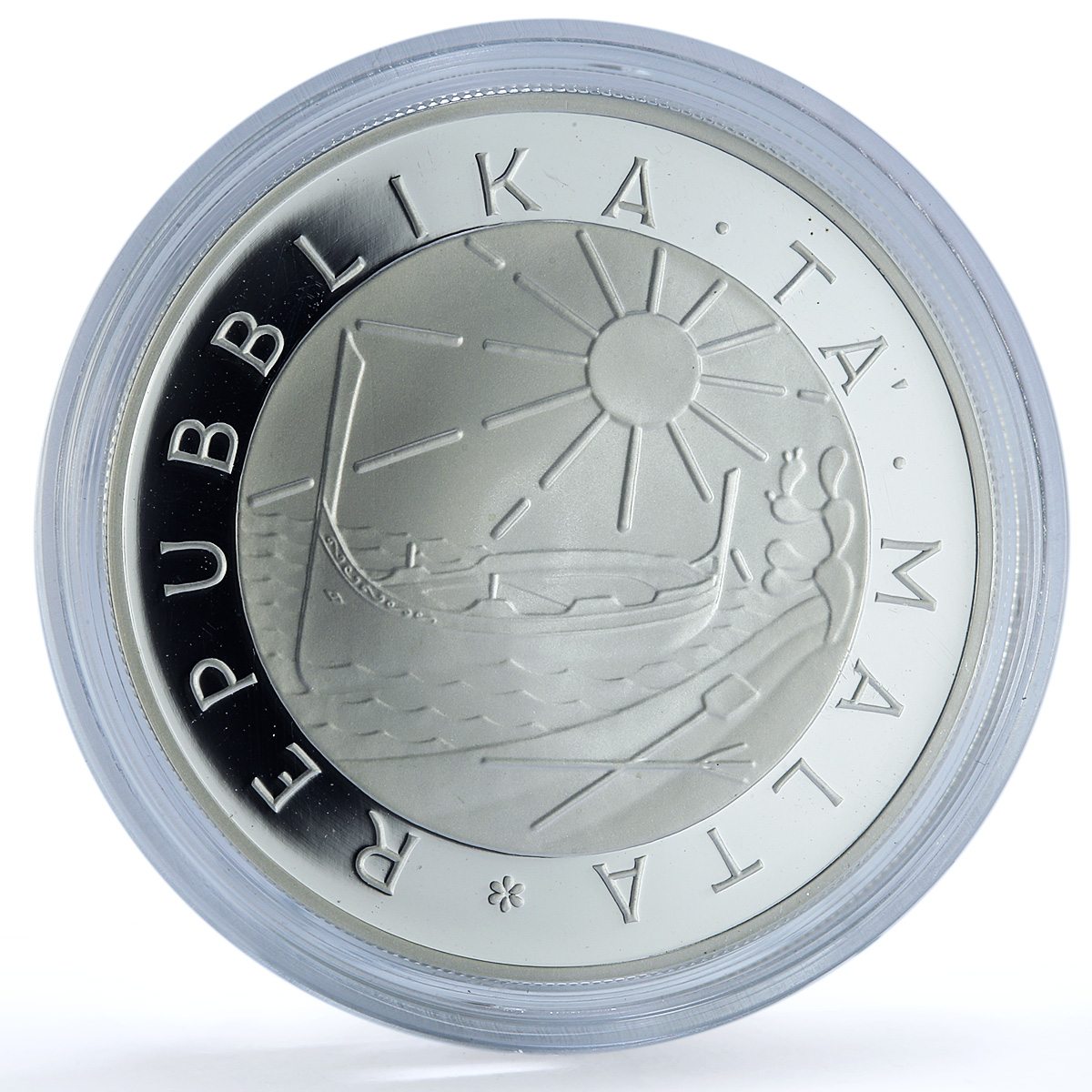 Malta 5 liri Year of the Child KM-53 UNICEF proof silver coin 1981 Malta 5 liri Year of the Child KM-53 UNICEF proof silver coin 1981