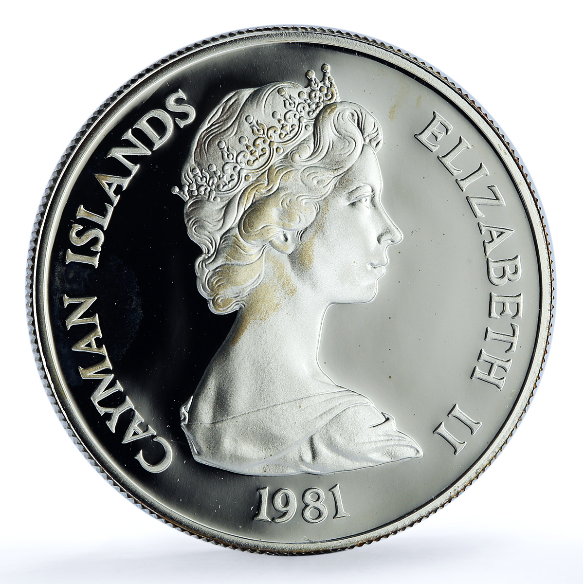 Cayman Islands 10 dollars Wedding KM-68a Charles Diana proof silver coin 1981 Cayman Islands 10 dollars Wedding KM-68a Charles Diana proof silver coin 1981