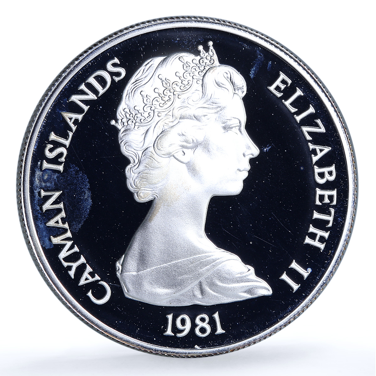 Cayman Islands 10 dollars Wedding KM-68a Charles Diana proof silver coin 1981 Cayman Islands 10 dollars Wedding KM-68a Charles Diana proof silver coin 1981