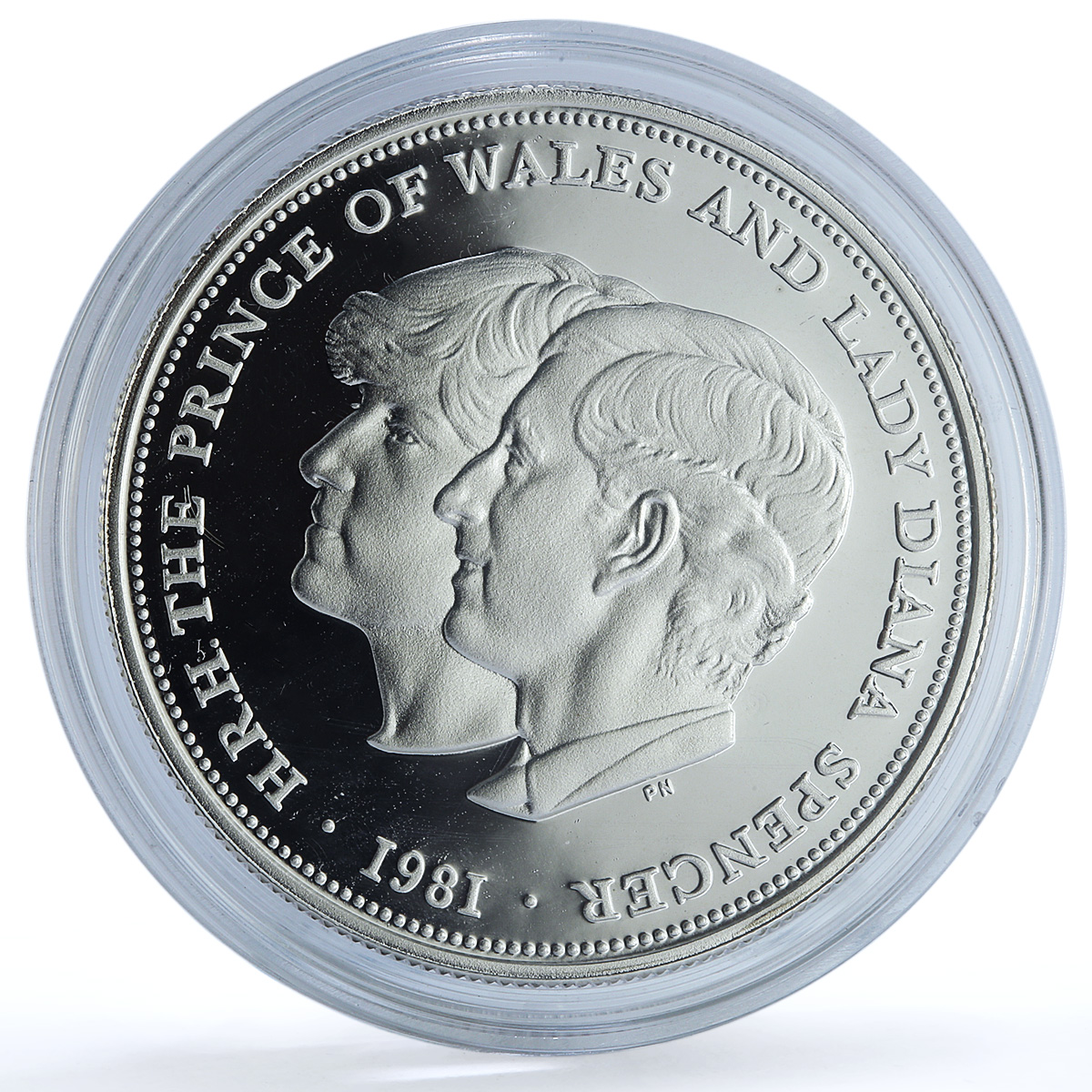 Great Britain 25 pence Wedding KM-925a Charles Diana proof silver coin 1981 Great Britain 25 pence Wedding KM-925a Charles Diana proof silver coin 1981