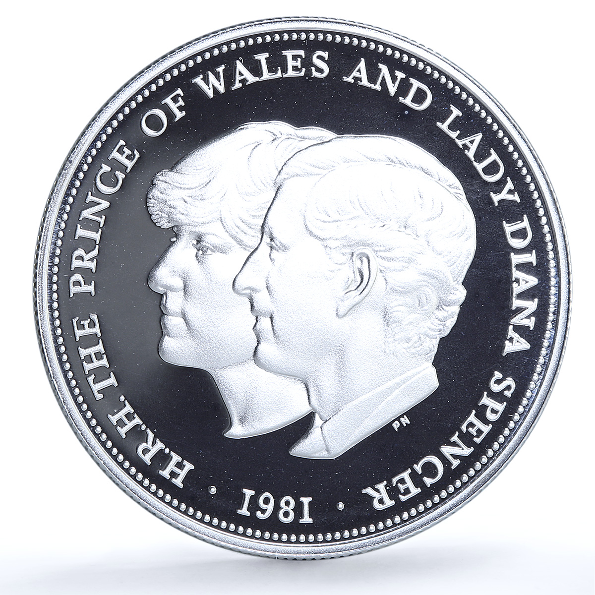 Great Britain 25 pence Wedding KM-925a Charles Diana proof silver coin 1981 Great Britain 25 pence Wedding KM-925a Charles Diana proof silver coin 1981