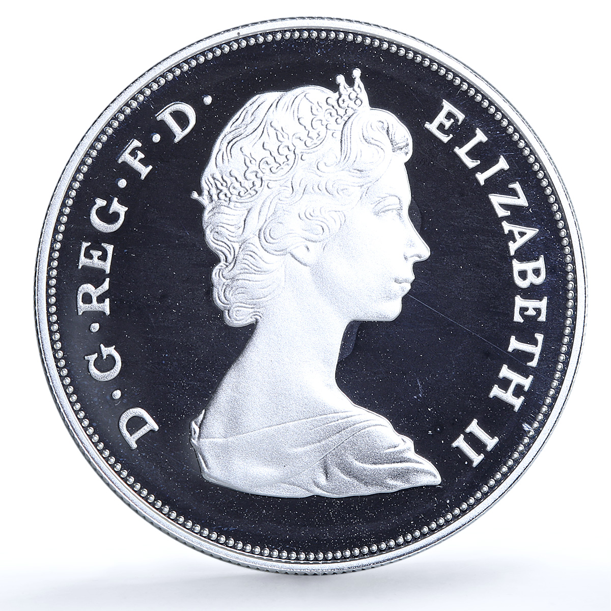 Great Britain 25 pence Wedding KM-925a Charles Diana proof silver coin 1981 Great Britain 25 pence Wedding KM-925a Charles Diana proof silver coin 1981