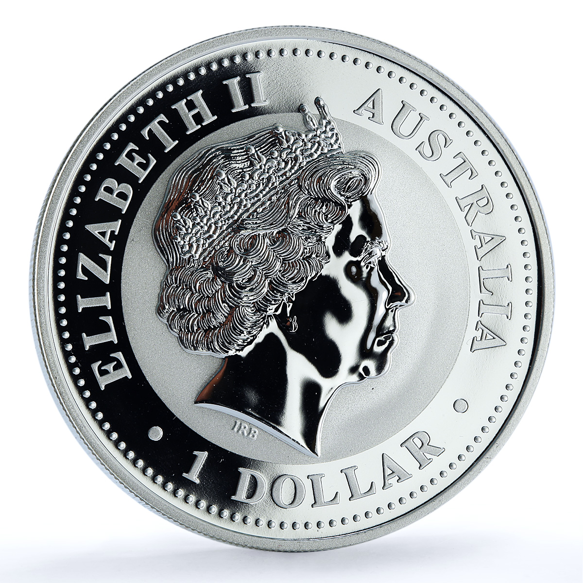 Australia 1 dollar Year Goat Gilt KM-665 Lunar Series 1 silver coin 2003 Australia 1 dollar Year Goat Gilt KM-665 Lunar Series 1 silver coin 2003