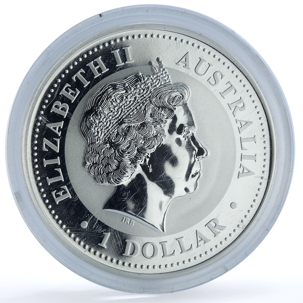 Australia 1 dollar Year Goat Gilt KM-665 Lunar Series 1 silver coin 2003 Australia 1 dollar Year Goat Gilt KM-665 Lunar Series 1 silver coin 2003