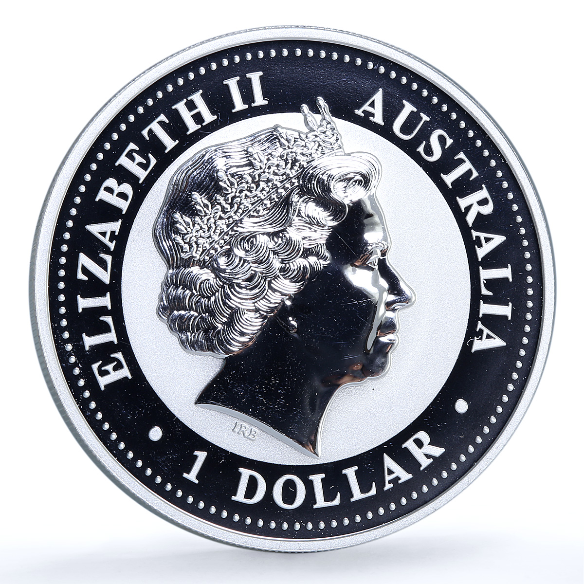Australia 1 dollar Year Goat Gilt KM-665 Lunar Series 1 silver coin 2003 Australia 1 dollar Year Goat Gilt KM-665 Lunar Series 1 silver coin 2003