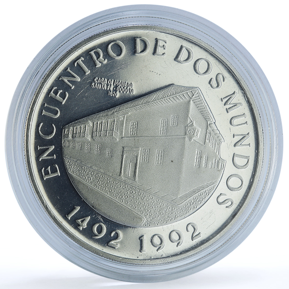 Colombia 10000 pesos Bogota Mint KM-284 Ibero-American proof silver coin 1991 Colombia 10000 pesos Bogota Mint KM-284 Ibero-American proof silver coin 1991