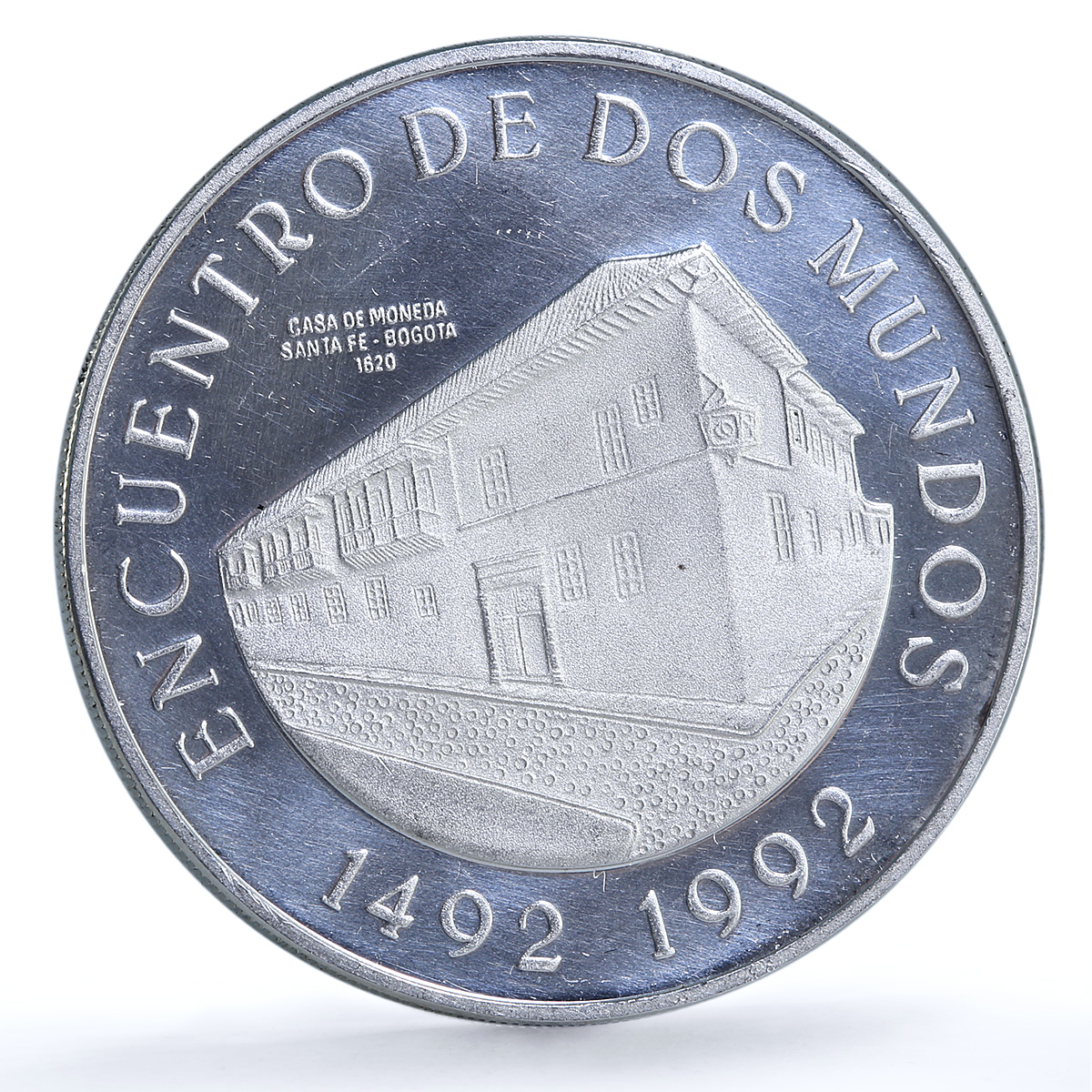 Colombia 10000 pesos Bogota Mint KM-284 Ibero-American proof silver coin 1991 Colombia 10000 pesos Bogota Mint KM-284 Ibero-American proof silver coin 1991