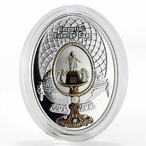 Niue 1 dollar Imperial Faberge Egg resurrection silver coin 2017