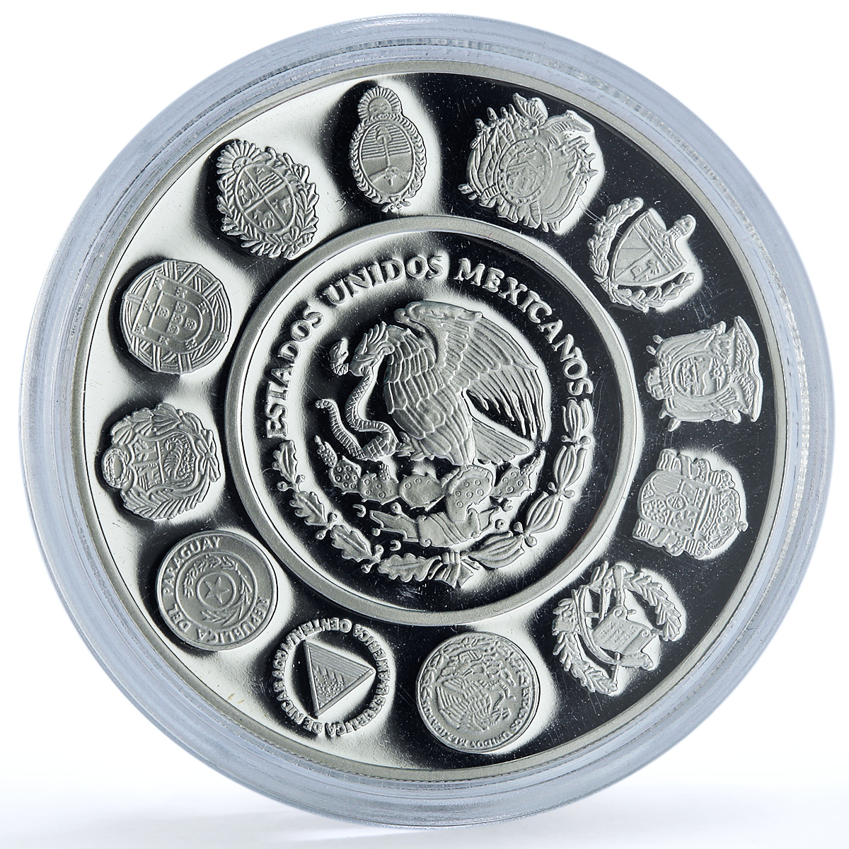 Mexico 5 pesos Jarabe Tapatio KM-629 Ibero-American Dances silver coin 1997 Mexico 5 pesos Jarabe Tapatio KM-629 Ibero-American Dances silver coin 1997