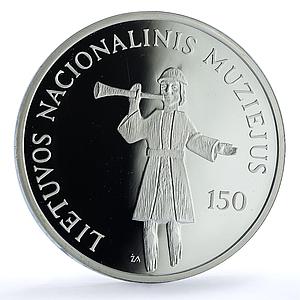 Lithuania 50 litu National Museum KM-144 Coat of Arms proof silver coin 2005