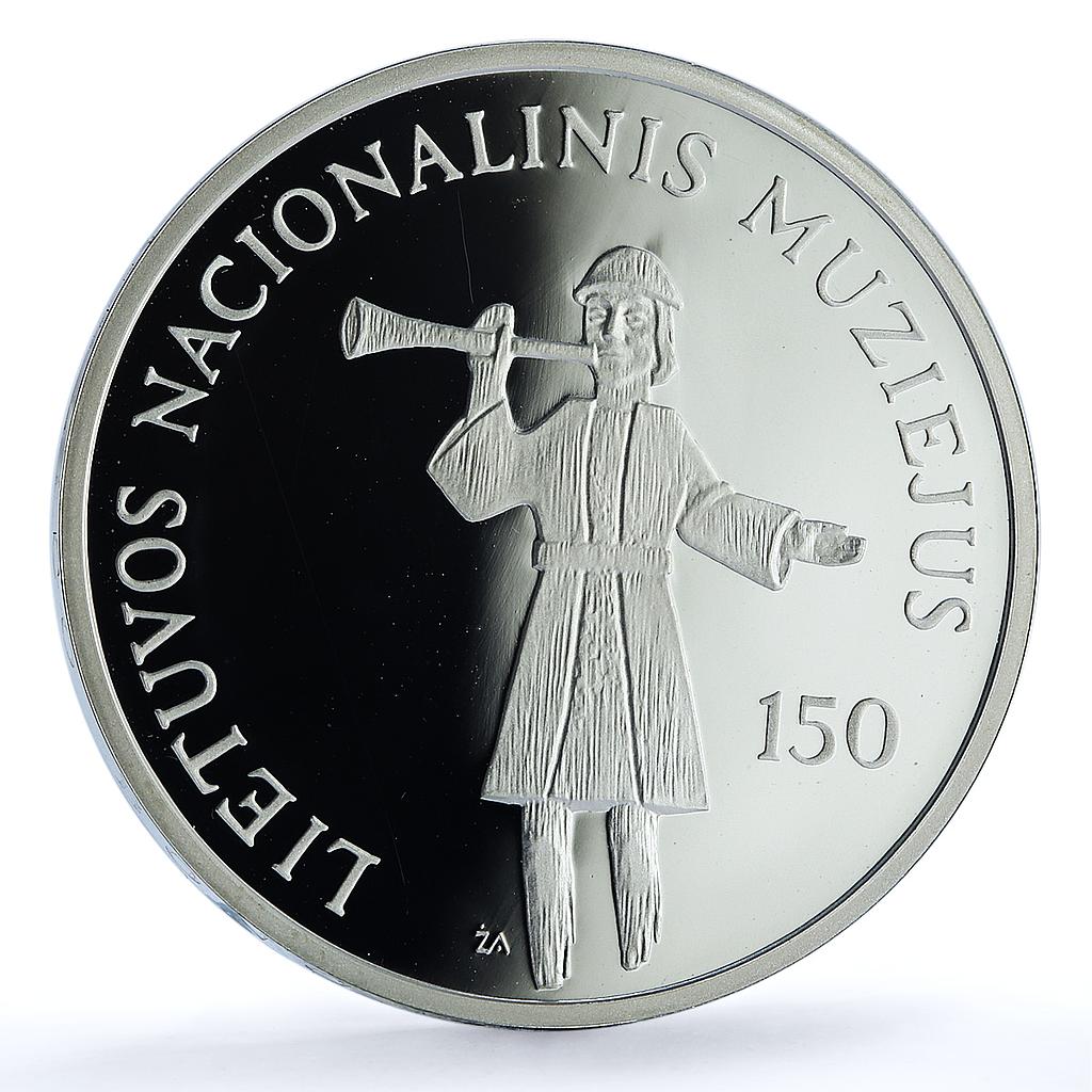 Lithuania 50 litu National Museum KM-144 Coat of Arms proof silver coin 2005 Lithuania 50 litu National Museum KM-144 Coat of Arms proof silver coin 2005