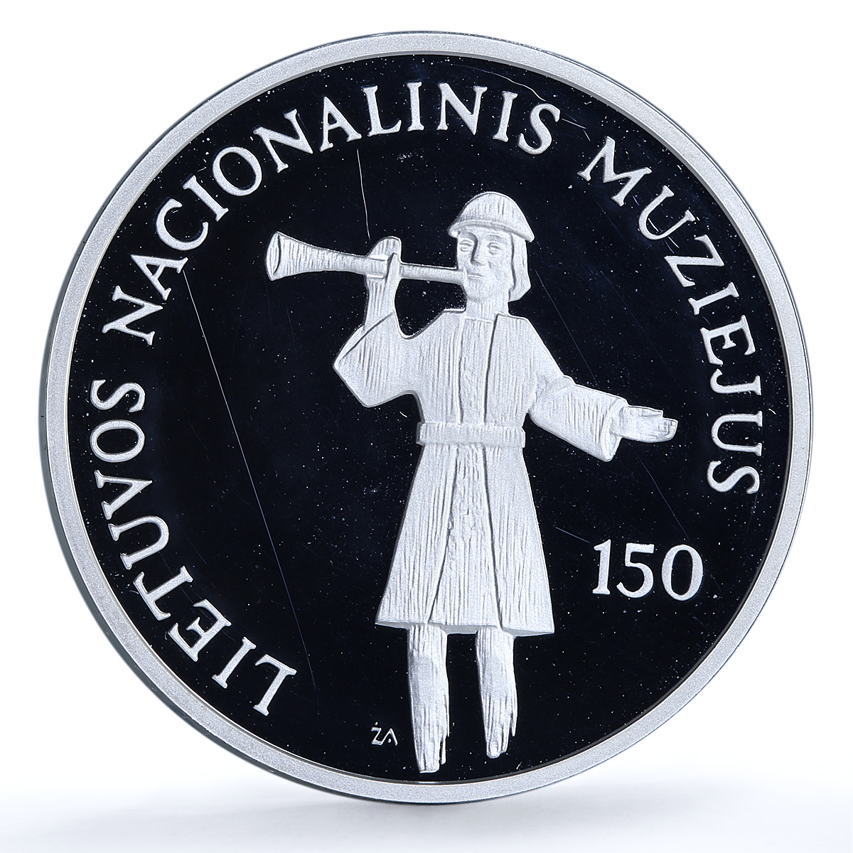 Lithuania 50 litu National Museum KM-144 Coat of Arms proof silver coin 2005 Lithuania 50 litu National Museum KM-144 Coat of Arms proof silver coin 2005