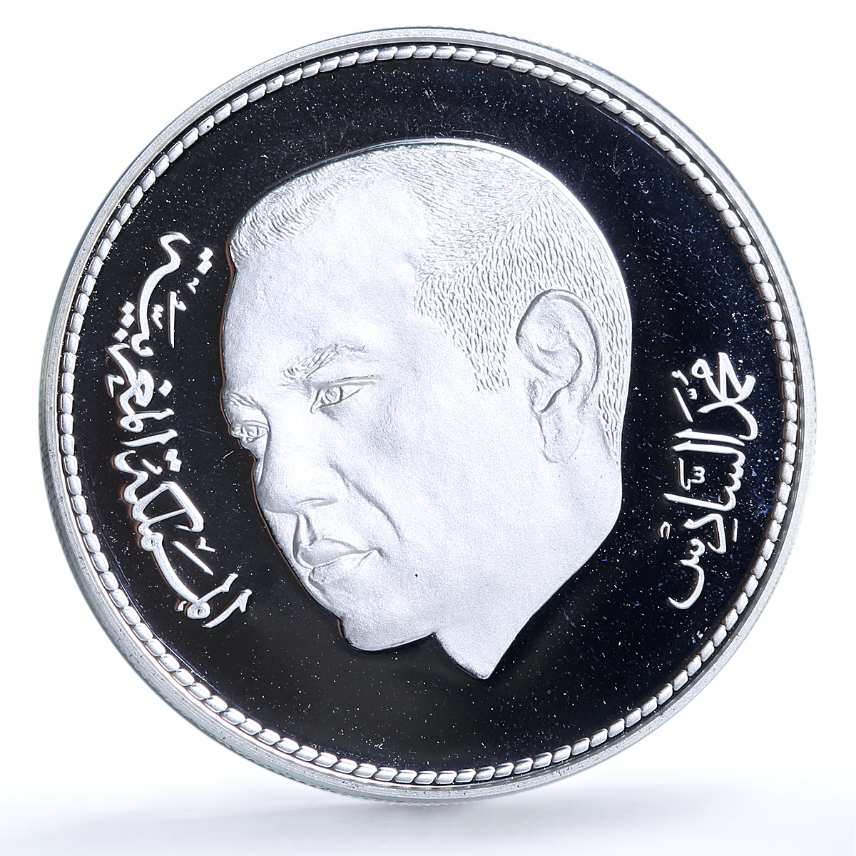 Morocco 250 dirhams Mohammed VI Enthronement 8th Anniversary PR silver coin 2007 Morocco 250 dirhams Mohammed VI Enthronement 8th Anniversary PR silver coin 2007
