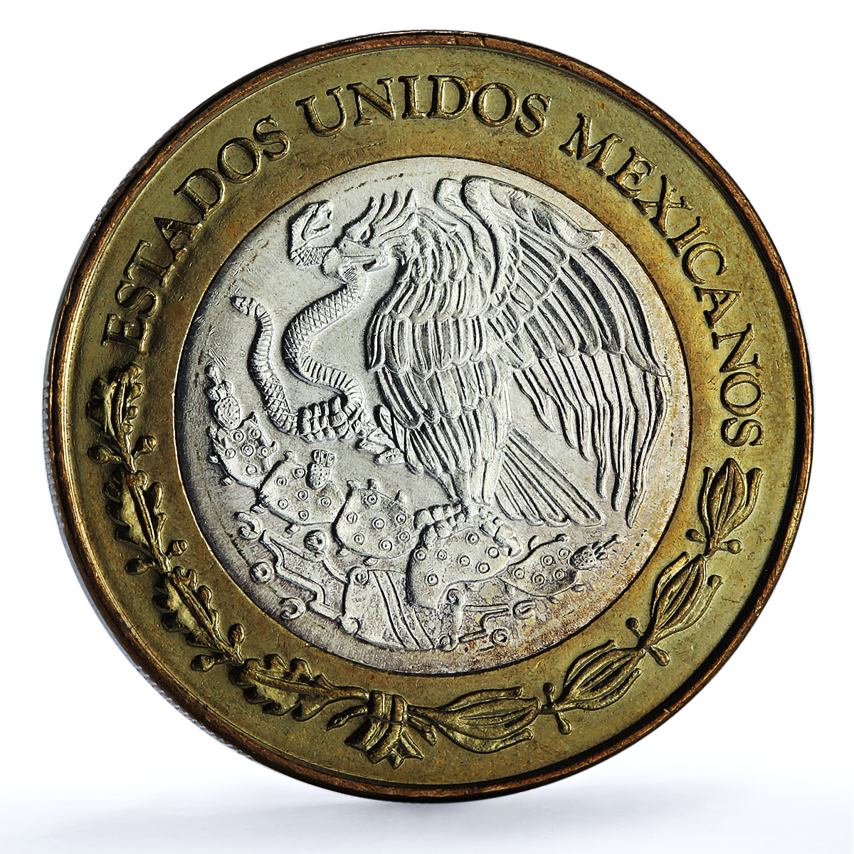 Mexico 100 pesos x 2 Set Quintana State KM-736 Federation bimetal coins 2004 Mexico 100 pesos x 2 Set Quintana State KM-736 Federation bimetal coins 2004