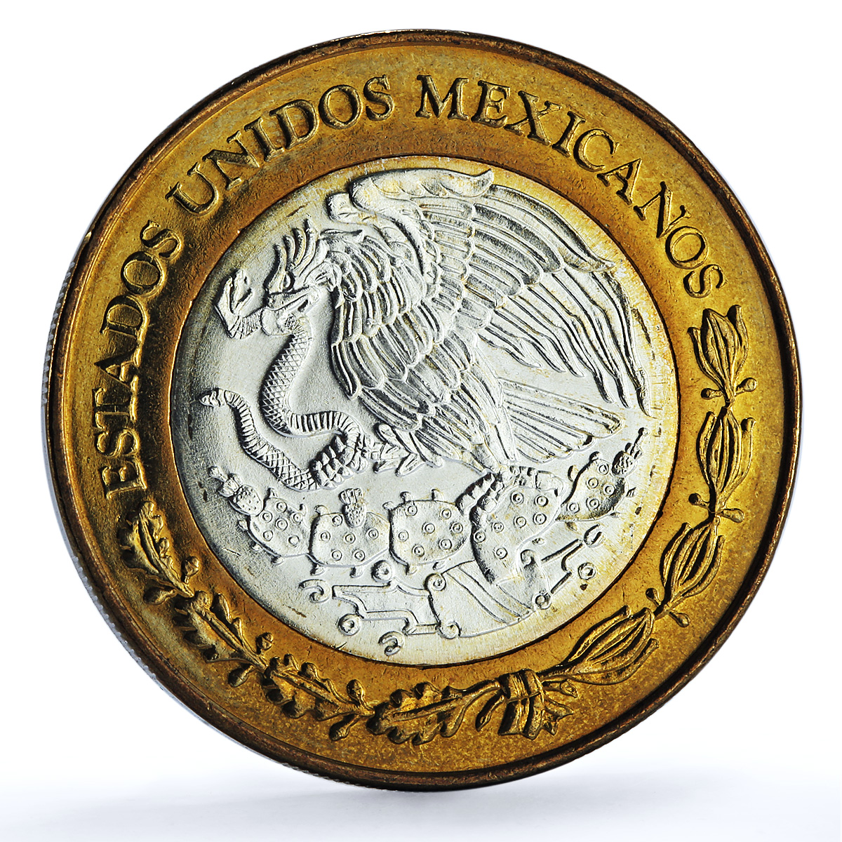 Mexico 100 pesos x 2 Set Quintana State KM-736 Federation bimetal coins 2004 Mexico 100 pesos x 2 Set Quintana State KM-736 Federation bimetal coins 2004